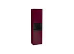 Villeroy und Boch Finion Hochschrank G460PHHB 41,8x151,6cm, links, Emotion, Regal Glossy Black Lacquer, Peony Matt