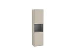 Villeroy und Boch Finion Hochschrank F470GKHH 41,8x151,6x27cm, rechts, Regal Anthracite Matt Lacquer, Sand Matt Lacquer