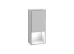 Villeroy und Boch Finion Seitenschrank G550GFGJ 41,8cm, rechts, Emotion, Regal unten Glossy White, Light grey matt