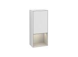 Villeroy und Boch Finion Seitenschrank G540HHMT 41,8cm, links, Emotion, Regal unten Sand Matt, White matt lacquer