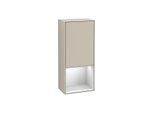 Villeroy und Boch Finion Seitenschrank G540MTHH 41,8cm, links, Emotion, Regal unten White Matt, Sand Matt Lacquer