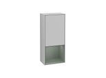 Villeroy und Boch Finion Seitenschrank G550GMGJ 41,8cm, rechts, Emotion, Regal unten Olive Matt, Light grey matt