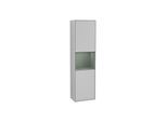 Villeroy und Boch Finion Hochschrank F460GMGJ 41,8x151,6x27cm, links, Regal Olive Matt Lacquer, Light grey matt