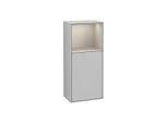 Villeroy und Boch Finion Seitenschrank G530HHGJ 41,8cm, rechts, Ladestation, Emotion, Regal Sand Matt Lacquer, Light grey matt