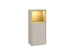 Villeroy und Boch Finion Seitenschrank G520HFHH 41,8cm, links, Ladestation, Emotion, Regal Gold Matt Lacquer, Sand Matt Lacquer