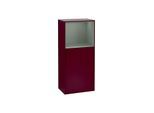 Villeroy und Boch Finion Seitenschrank F520GMHB 41,8cm, links, Ladestation, Regal Olive Matt Lacquer, Peony Matt