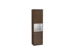 Villeroy und Boch Finion Hochschrank G470GJGN 41,8x151,6cm, rechts, Emotion, Regal Grey Matt Lacquer, Walnut veneer