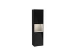 Villeroy und Boch Finion Hochschrank F470HHPH 41,8x151,6x27cm, rechts, Regal Sand Matt Lacquer, Glossy Black Lacquer