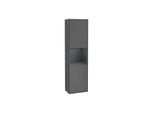 Villeroy und Boch Finion Hochschrank F470HGGK 41,8x151,6x27cm, rechts, Regal Midnight Blue Matt Lacquer, Anthracite matt