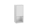 Villeroy und Boch Finion Seitenschrank G550GJMT 41,8cm, rechts, Emotion, Regal unten Light grey matt, White matt lacquer