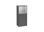 Villeroy und Boch Finion Seitenschrank G510GJGK 41,8x93,6cm, rechts, Emotion, Regal oben Light grey matt, Anthracite matt