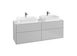 Villeroy und Boch Finion Waschtischunterschrank F43100GJ 160x60,3cm, Abdeckplatte white matt, Light grey matt