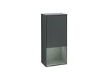 Villeroy und Boch Finion Seitenschrank F550GMHG 41,8x93,6x27cm, rechts, Regal unten Olive Matt, Midnight Blue Matt Lacquer