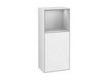 Villeroy und Boch Finion Seitenschrank G530GJGF 41,8cm, rechts, Ladestation, Emotion, Regal Grey Matt Lacquer, Glossy white lacquer