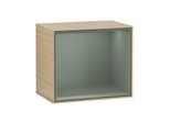 Villeroy und Boch Finion Regalmodul F590GMPC 41,8x35,6x27cm, Ladestation, Regal Olive Matt, Oak Veneer