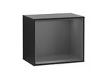 Villeroy und Boch Finion Regalmodul F590GKPD 41,8x35,6x27cm, Ladestation, Regal Antracite Matt, Black matt lacquer