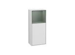 Villeroy und Boch Finion Seitenschrank F520GMMT 41,8cm, links, Ladestation, Regal Olive Matt Lacquer, White matt lacquer