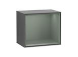 Villeroy und Boch Finion Regalmodul G590GMGK 41,8x35,6cm, Ladestation, Emotion, Regal Olive Matt, Anthracite matt