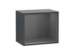 Villeroy und Boch Finion Regalmodul G590GKHG 41,8x35,6cm, Ladestation, Emotion, Regal Antracite Matt, Midnight Blue Matt Lacquer