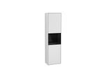 Villeroy und Boch Finion Hochschrank G460PHMT 41,8x151,6cm, links, Emotion, Regal Glossy Black Lacquer, White matt lacquer