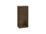 Villeroy und Boch Finion Seitenschrank G540GNGN 41,8cm, links, Emotion, Regal unten Walnut veneer, Walnut veneer
