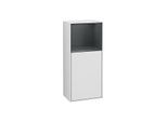 Villeroy und Boch Finion Seitenschrank G520HGMT 41,8cm, links, Ladestation, Emotion, Regal Midnight Blue Matt Lacquer, White matt lacquer
