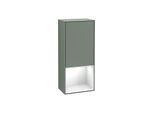 Villeroy und Boch Finion Seitenschrank F540GFGM 41,8x93,6x27cm, links, Regal unten Glossy White, Olive Matt Lacquer