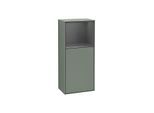Villeroy und Boch Finion Seitenschrank G520GKGM 41,8cm, links, Ladestation, Emotion, Regal Anthracite Matt Lacquer, Olive Matt Lacquer