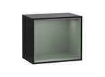 Villeroy und Boch Finion Regalmodul F580GMPH 41,8x35,6x27cm, Regal Olive Matt, Glossy Black Lacquer