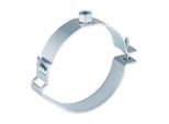 Geberit Rohrschelle 365843002 verzinkt, DN 70, mit Gewindemuffe M10, verstellbar