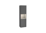 Villeroy und Boch Finion Hochschrank G460HHGK 41,8x151,6cm, links, Emotion, Regal Sand Matt Lacquer, Anthracite matt