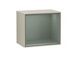 Villeroy und Boch Finion Regalmodul F590GMHH 41,8x35,6x27cm, Ladestation, Regal Olive Matt, Sand Matt Lacquer