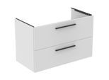 Ideal Standard i.life B Möbelwaschtischunterschrank T5584DU 2 Auszüge, Siphon liinks 1000x505x630mm, Weiß matt