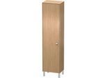 Duravit Brioso Hochschrank Individual 133-201cm BR1342L1052, Europ. Eiche, Tür links, Griff Chrom