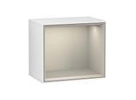 Villeroy und Boch Finion Regalmodul G580HHGF 41,8x35,6x27cm, Emotion, Regal Sand Matt, Glossy white lacquer