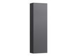 LAUFEN Kartell Hochschrank 130x40x27cm, Tür links, schiefergrau