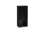 Villeroy und Boch Finion Seitenschrank F550PDPH 41,8x93,6x27cm, rechts, Regal unten Black matt, Glossy Black Lacquer
