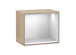 Villeroy und Boch Finion Regalmodul G590MTPC 41,8x35,6cm, Ladestation, Emotion, Regal White Matt, Oak Veneer