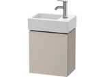 Duravit L-Cube Waschtisch-Unterschrank LC6293R9191 36,4x24,1x40cm, wandhängend, Tür rechts, taupe matt