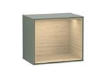 Villeroy und Boch Finion Regalmodul G590PCGM 41,8x35,6cm, Ladestation, Emotion, Regal Oak Veneer, Olive Matt Lacquer
