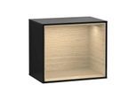 Villeroy und Boch Finion Regalmodul G580PCPH 41,8x35,6x27cm, Emotion, Regal Oak Veneer, Glossy Black Lacquer