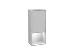 Villeroy und Boch Finion Seitenschrank G540MTGJ 41,8cm, links, Emotion, Regal unten White Matt, Light grey matt