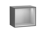 Villeroy und Boch Finion Regalmodul G590GJGK 41,8x35,6cm, Ladestation, Emotion, Regal Light Grey, Anthracite matt