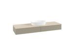 Villeroy & Boch Antao Waschtischunterschrank 1600x190x500mm L14113HK mit Beleuchtung mit Struktur FK/AP: HK/3