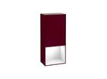 Villeroy und Boch Finion Seitenschrank F550GFHB 41,8x93,6x27cm, rechts, Regal unten Glossy White, Peony Matt