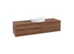 Villeroy & Boch Antao Waschtischunterschrank 1600x360x500mm L25112HM mit Beleuchtung mit Struktur FK/AP: HM/2