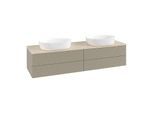 Villeroy & Boch Antao Waschtischunterschrank 1600x360x500mm L28113HK mit Beleuchtung mit Struktur FK/AP: HK/3