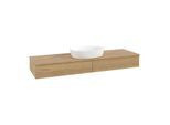Villeroy & Boch Antao Waschtischunterschrank 1600x190x500mm L14011HN mit Beleuchtung FK/AP: HN/1