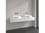 Villeroy und Boch Antao Waschtisch-Unterschrank K17050MT 160x19x50cm, Hahnlochbohrung, Waschbeckenplattenfarbe Lack, white matt lacquer