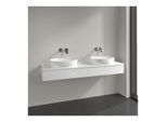 Villeroy und Boch Antao Waschtisch-Unterschrank L17110MT 160x19x50cm, Waschbeckenplattenfarbe Lack, white matt lacquer, Mit Beleuchtung